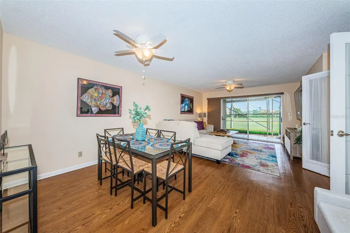Dining and living room combo