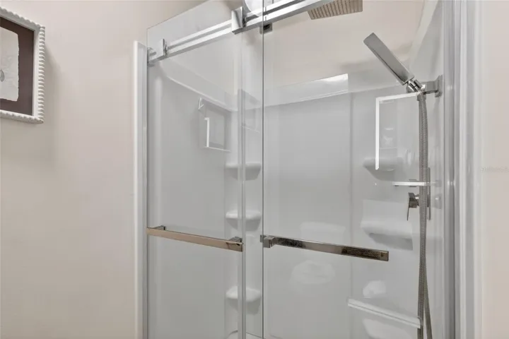 Walk in shower