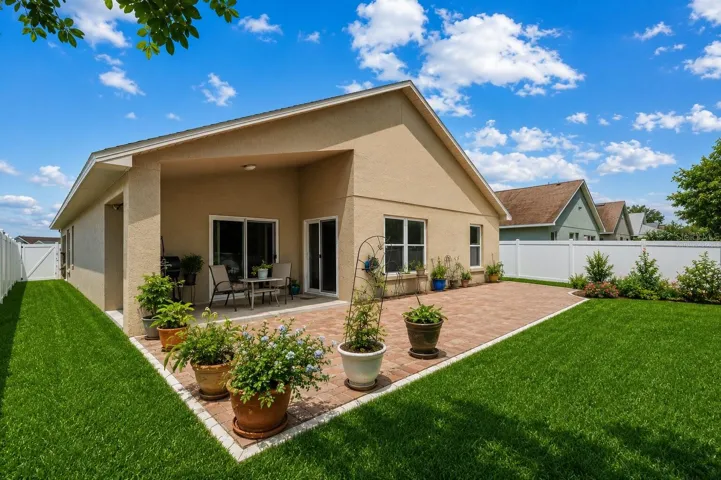 Virtually Staged Backyard