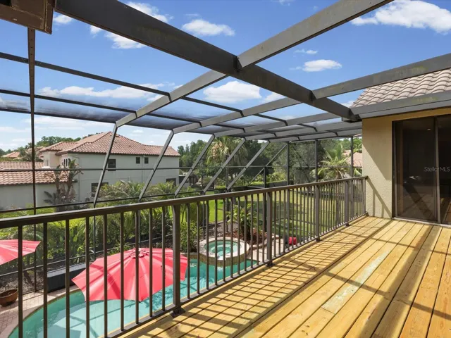 2nd Level-Balcony overlooking the pool