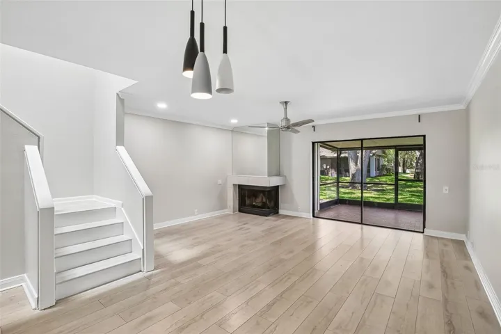 LIVING ROOM WITH FIREPLACE