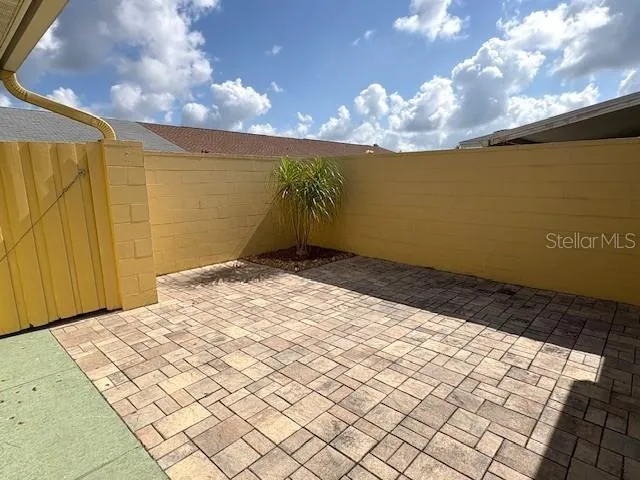 Step out to your private courtyard for a little sunshine.  Plenty of room here for flower pots, a chaise or a picnic table.