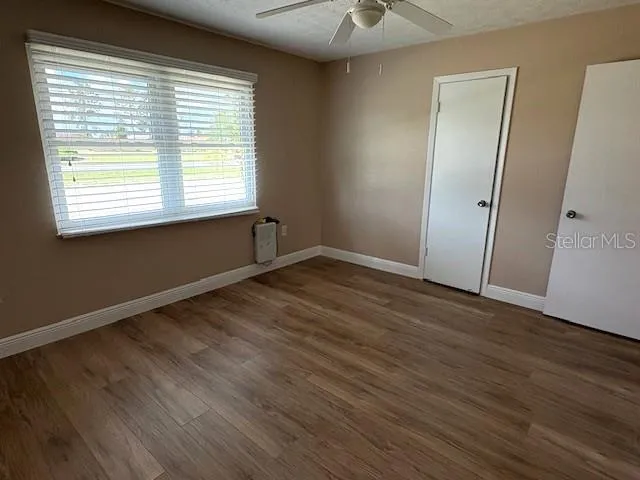 Second bedroom with step in closet. Would make a great office space as well.