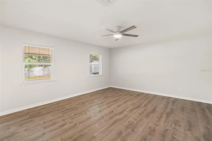 Living room off of kitchen