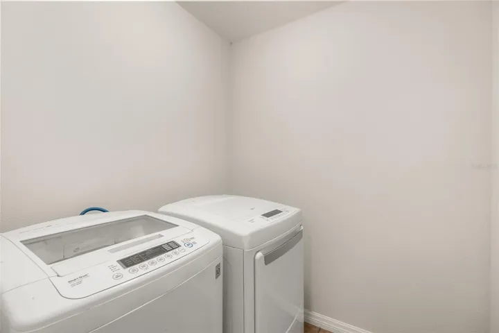 Upstairs laundry room