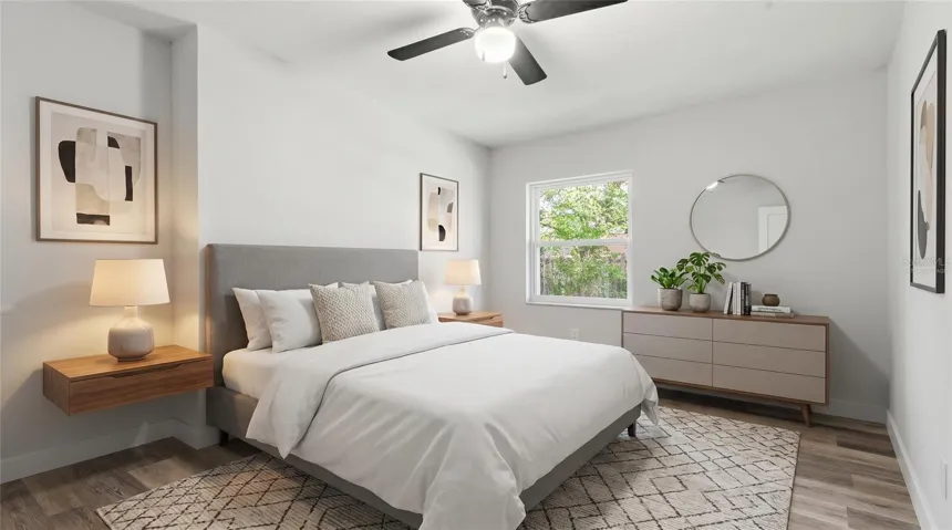 2nd bedroom ( virtually staged)