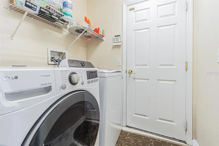 Inside Washer & Dryer
