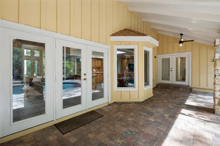 Huge covered lanai perfect for outdoor entertaining and relaxation.