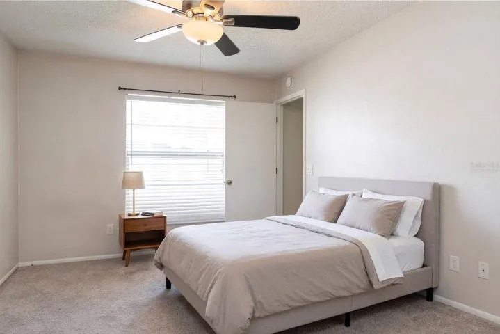 Virtually Staged Primary Bedroom