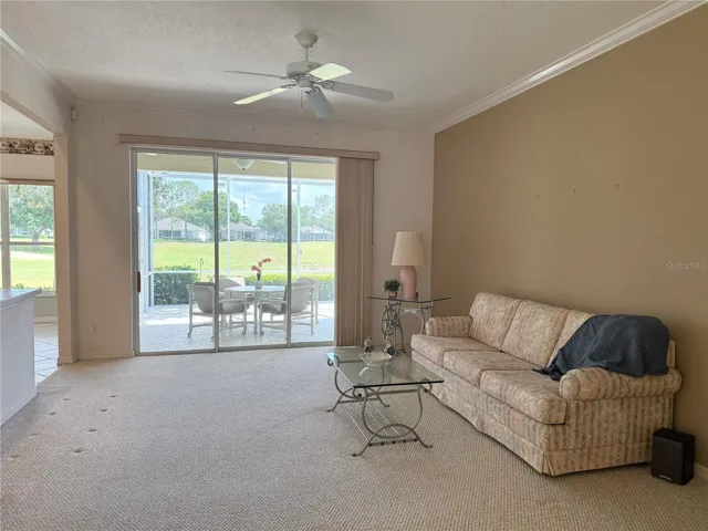 Living room stackable sliding glass doors