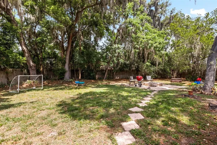 Built in Firepit