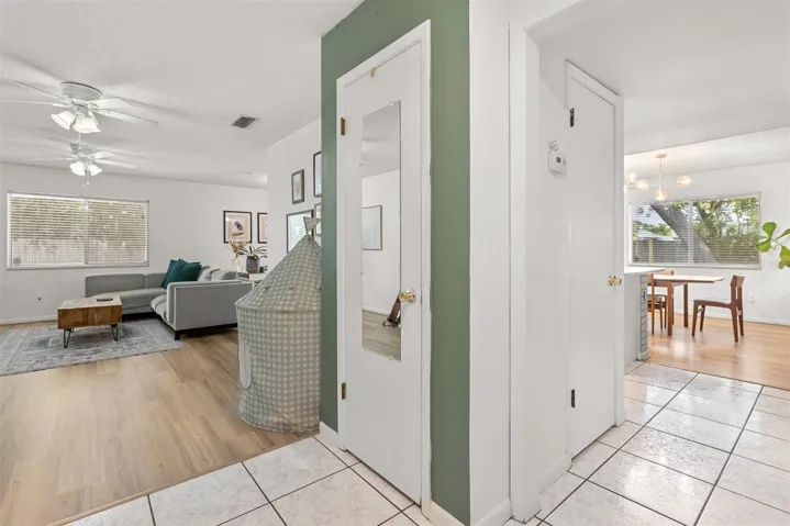 Entry Way with coat closet