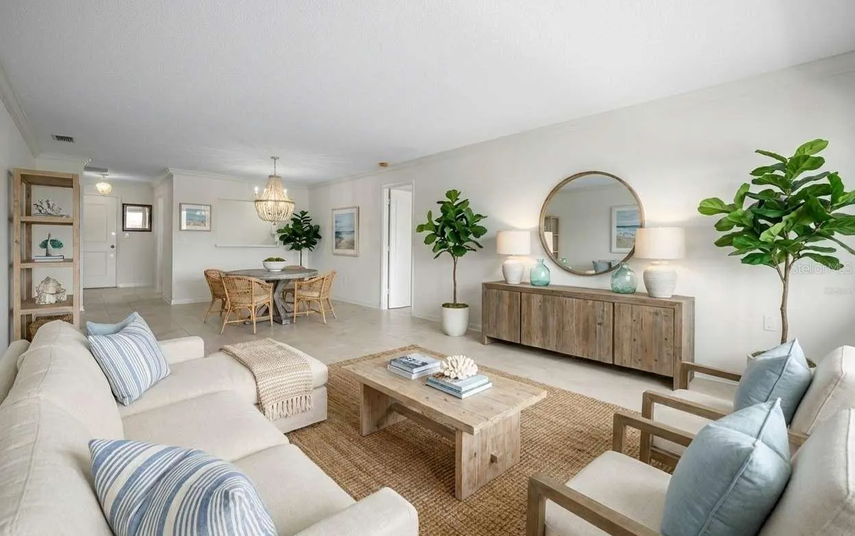 Virtual photo of coastal vibe in the space