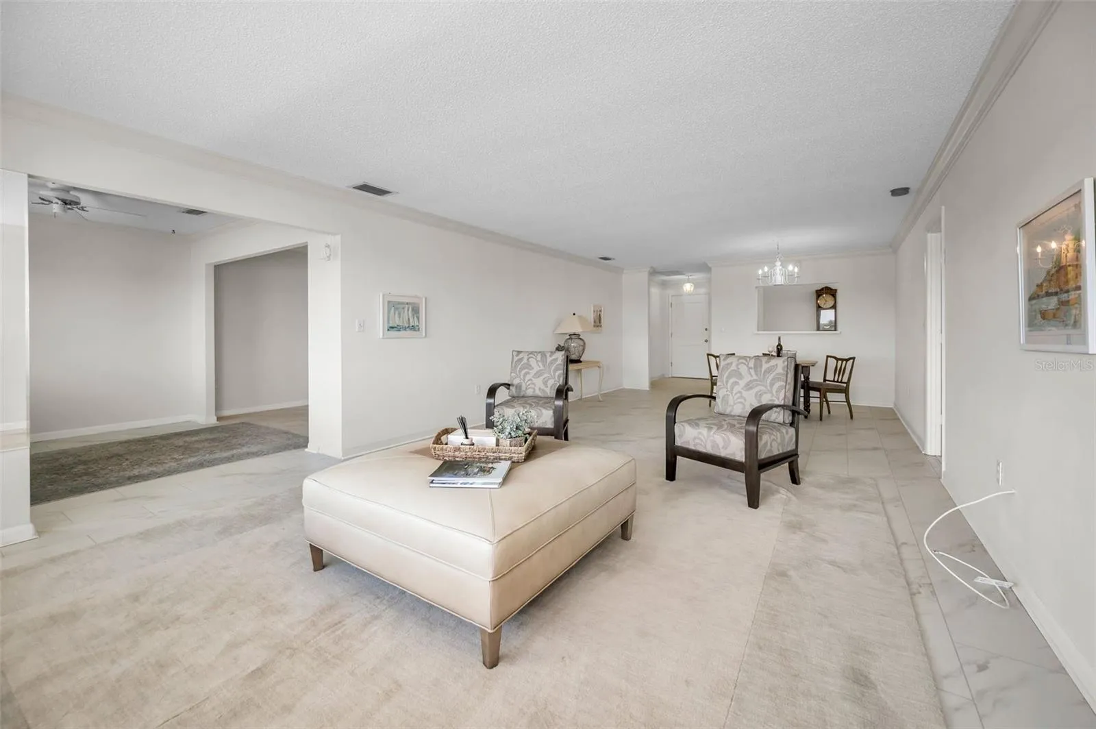 View to flex den area