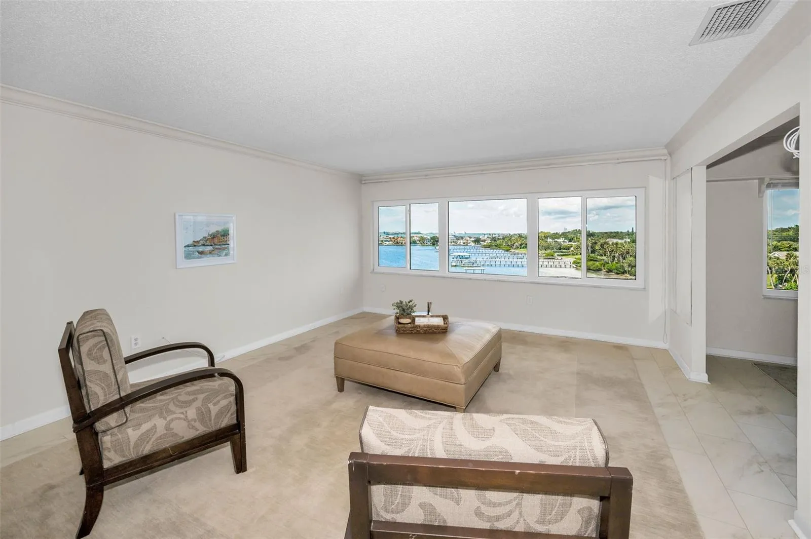 Spacious living room