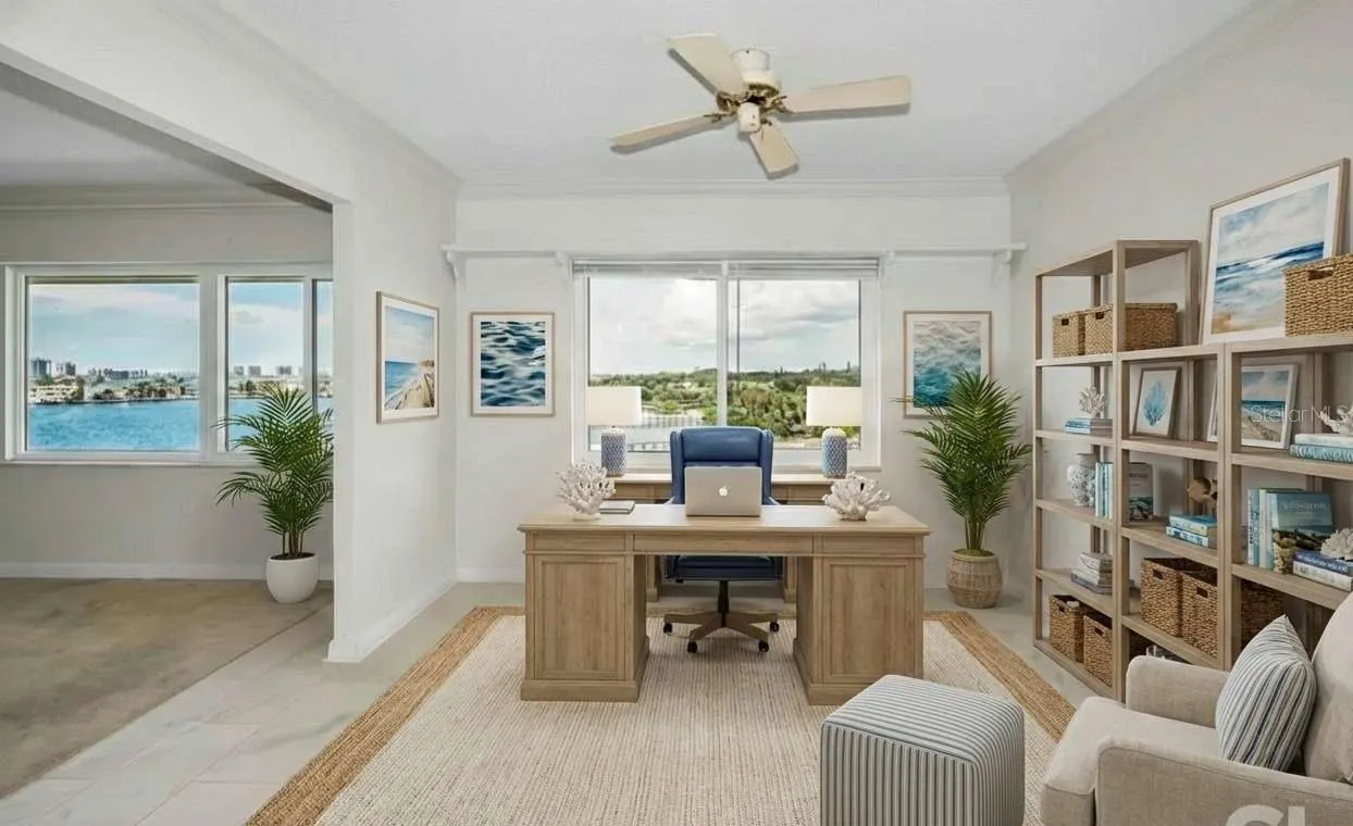 Virtual photo of flex space/den/