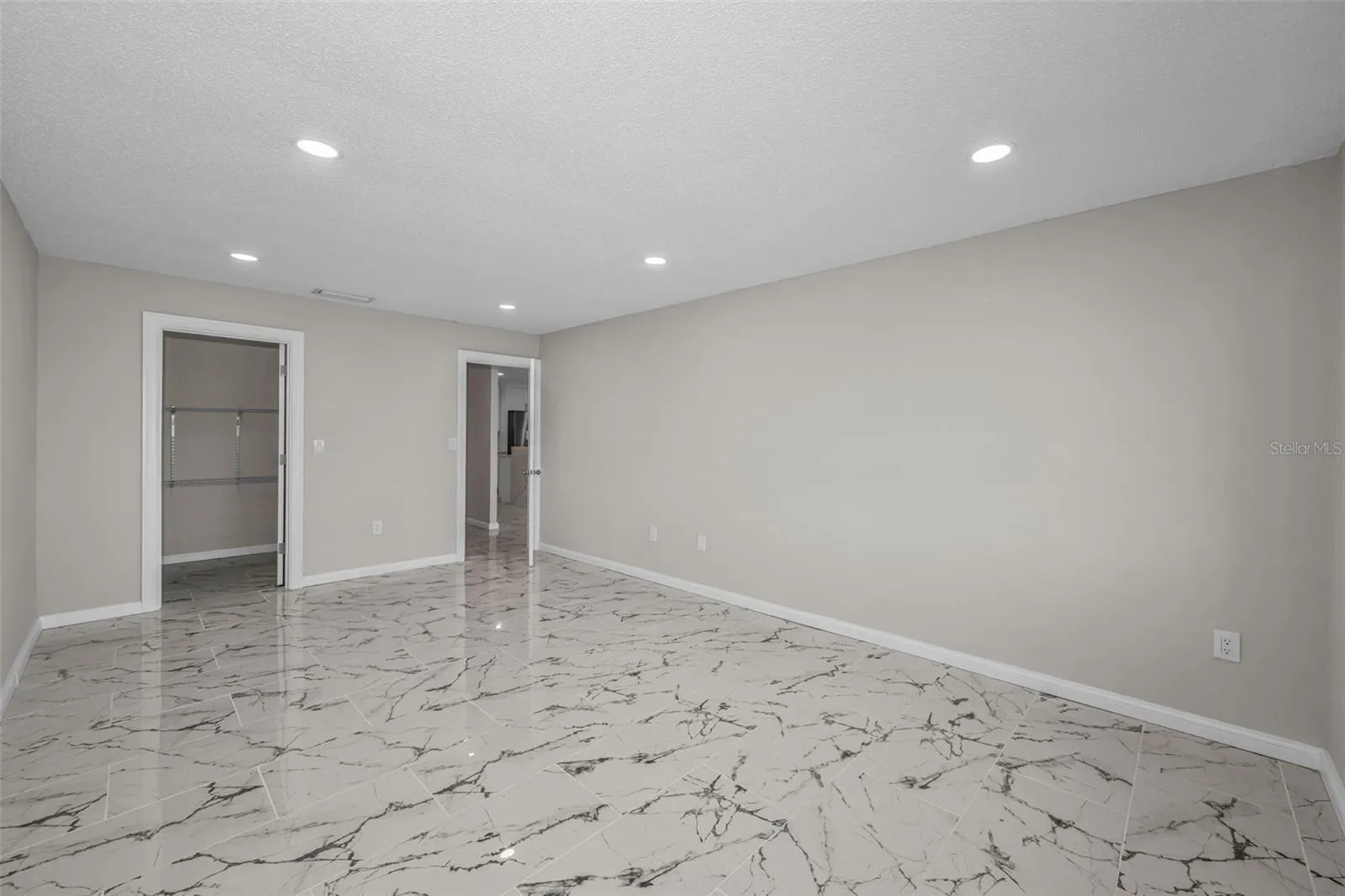 Guest Bedroom with walk in closet