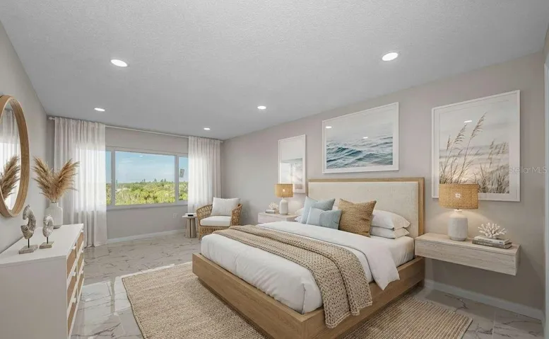 Master bedroom virtual staging