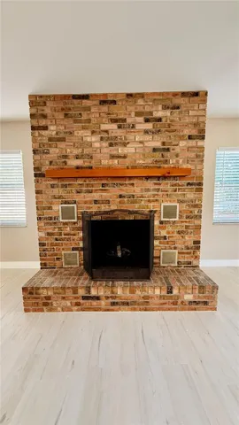Wood Burning Fireplace