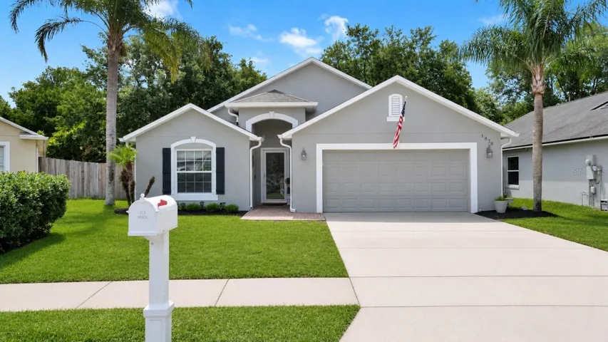 Front of Home. Mature Landscape.