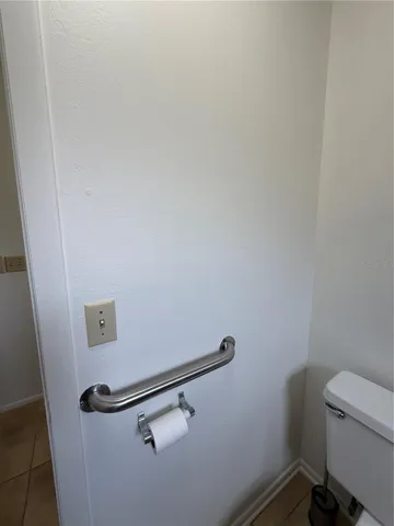 Master bathroom handrail