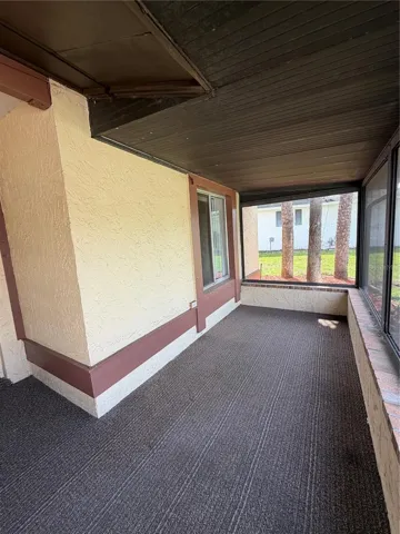 Large fron covered patio