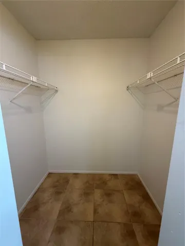 Master bedroom wall-in closet