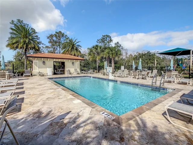 Resort style amenities including community pool & cabana