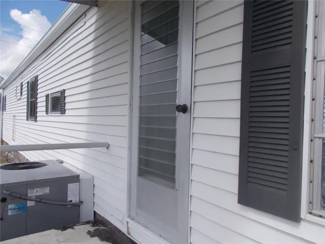 Entrance is on the left side of house