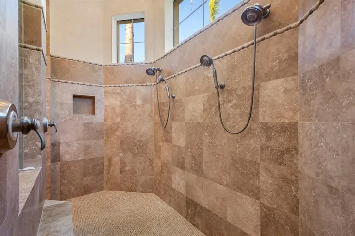 This shower is enormous