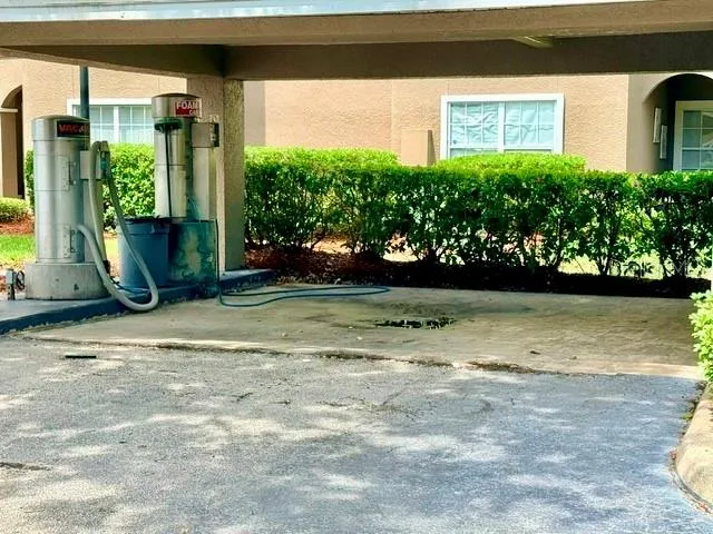 Car wash area