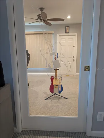 Bonus room previously used as music room and office.