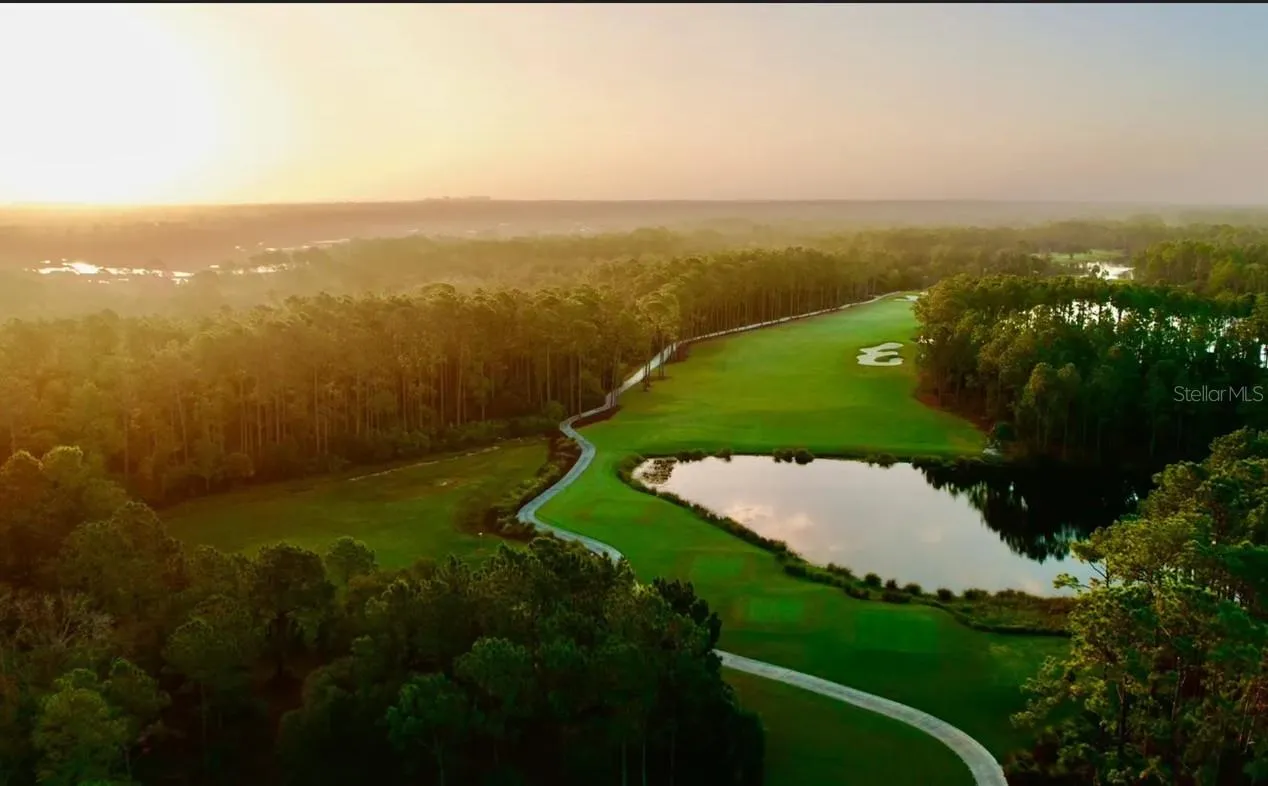 Aerial View of partial golf course