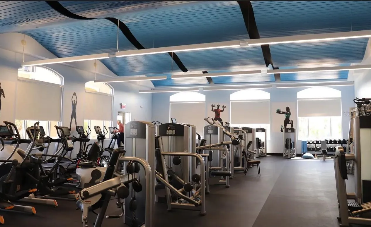 Clubhouse Gym with exercise equipment