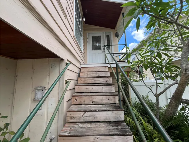Entrance to second floor.