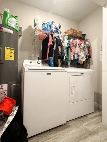 Laundry closet