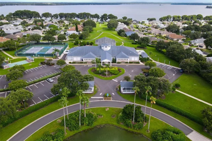 AERIAL VIEW OF CLUB HOUSE