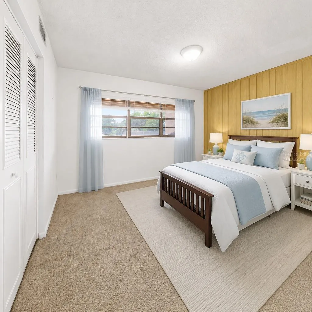 Guest bedroom(Partially virtually staged
