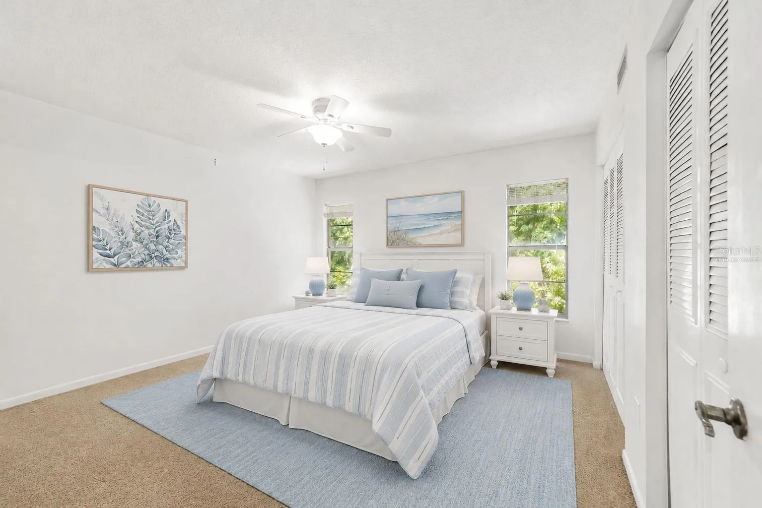 Primary bedroom(Partially virtually staged