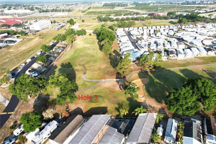 Hole 3 of golf course