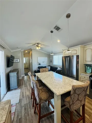 Open Concept Living, Dining, Kitchen