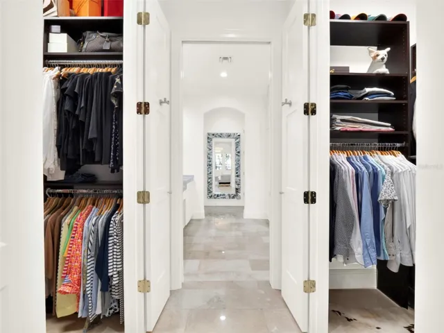 Primary Closets His & Hers