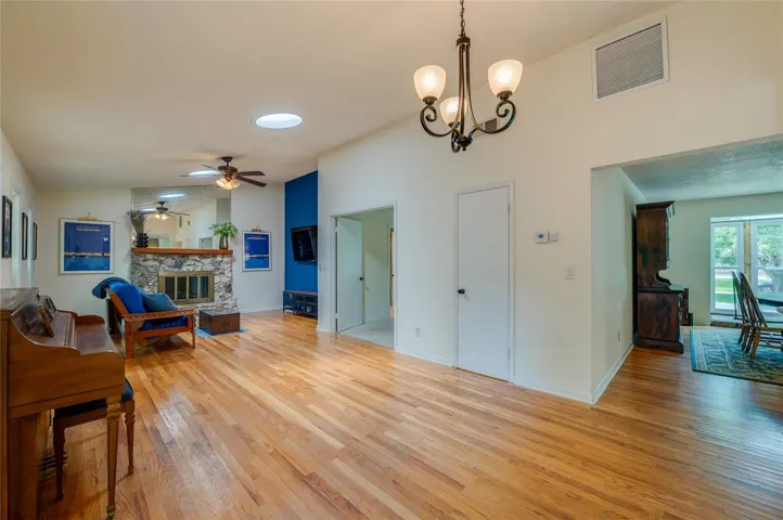 Breakfast area, living room, dining room to right