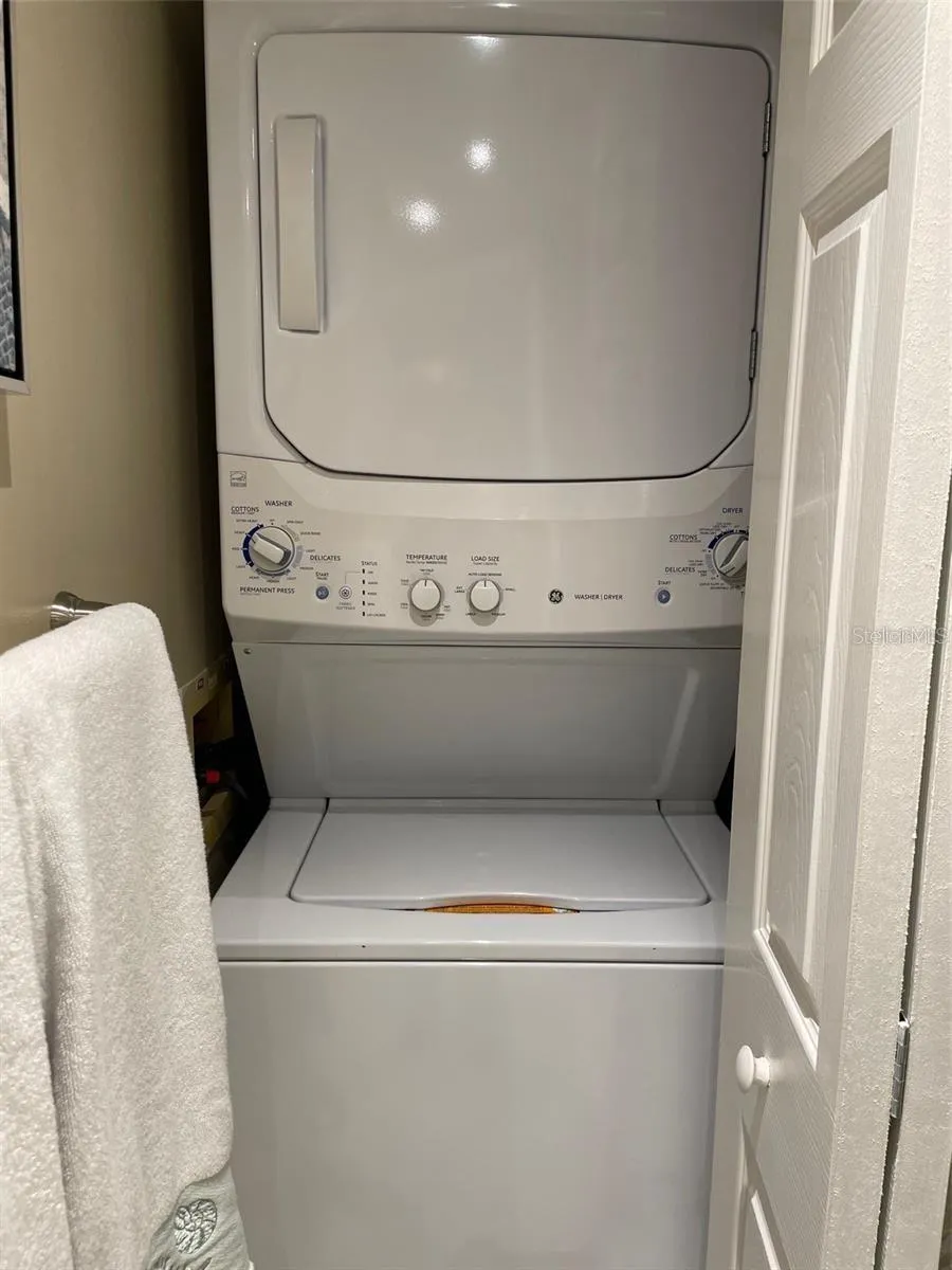 Washer and dryer closet