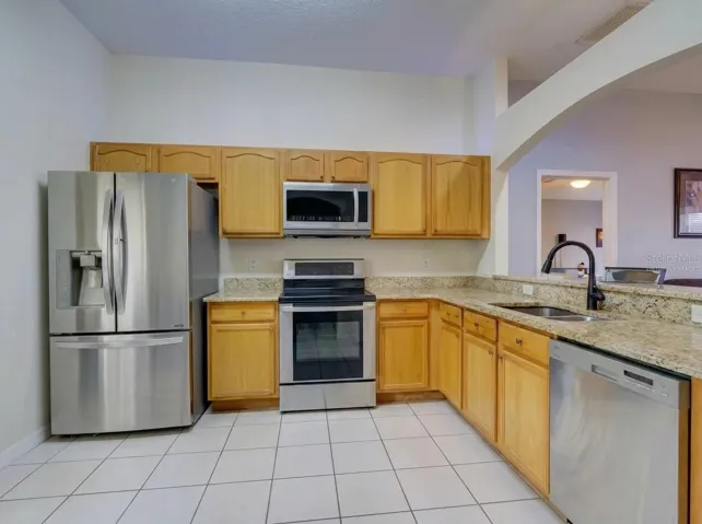Kitchen virtually staged