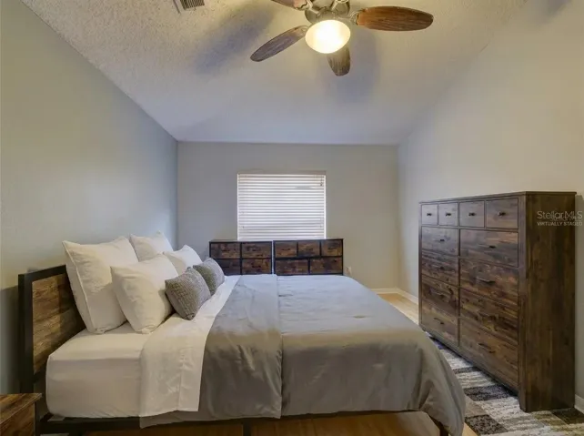 Master bedroom virtually staged