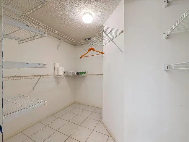 Large walk-in closet in the primary bedroom.