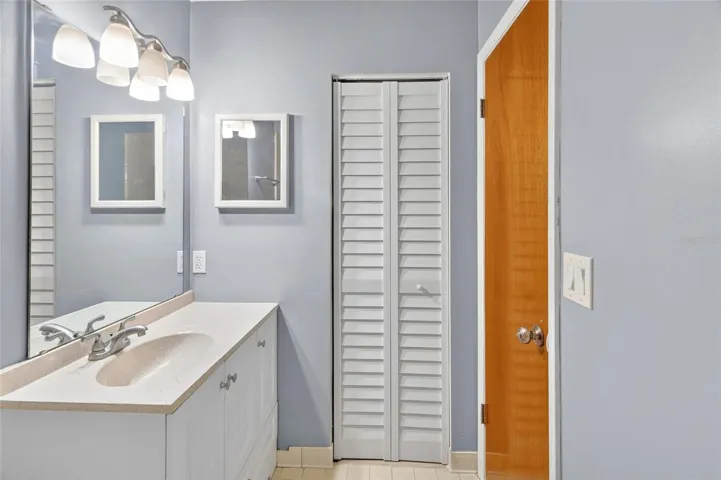 Linen Closet behind the door
