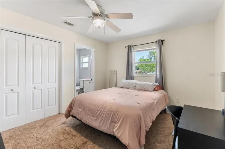 Guest Bedroom 1 with attached ensuite.