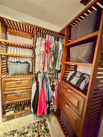 Master walk-in closet